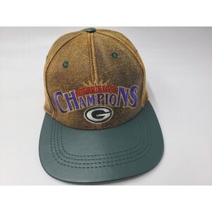 Vintage Green Bay Packers Super Bowl I II XXXI Champions Snapback Hat Cap NFL‎
